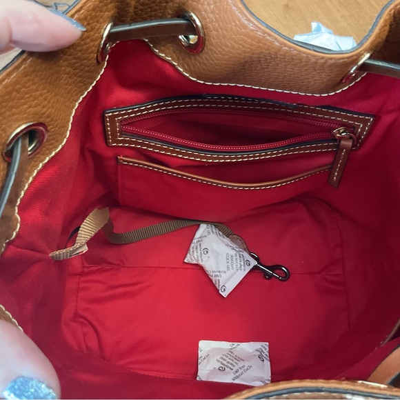 Dooney & Bourke Caramel Cooper Drawstring - Picture 9 of 16